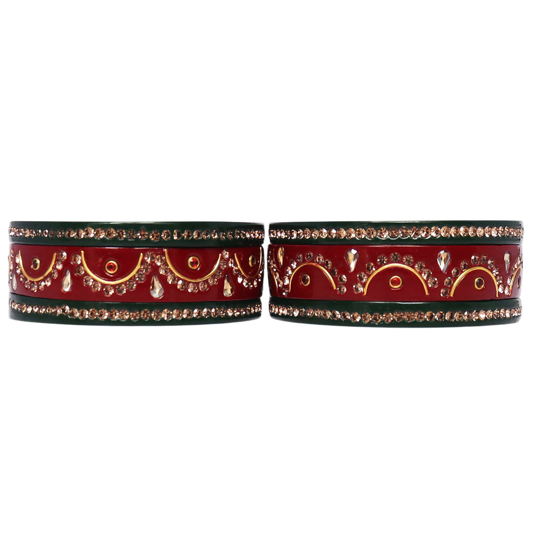 Marwadi Traditional Lac Chura Set Gift for Nanad