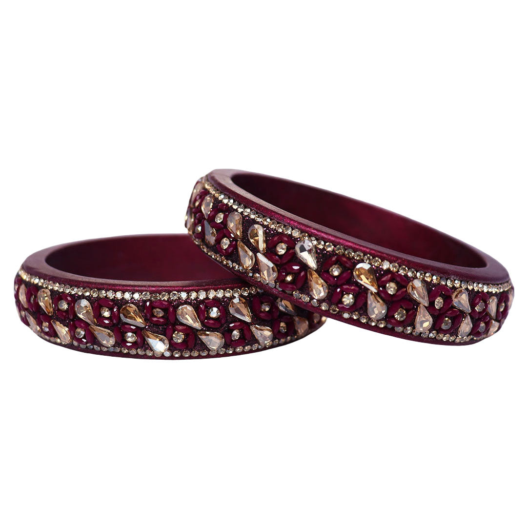 Jaipuri Handmade Lac Kada Bangles For Women With Latest Kundan Design