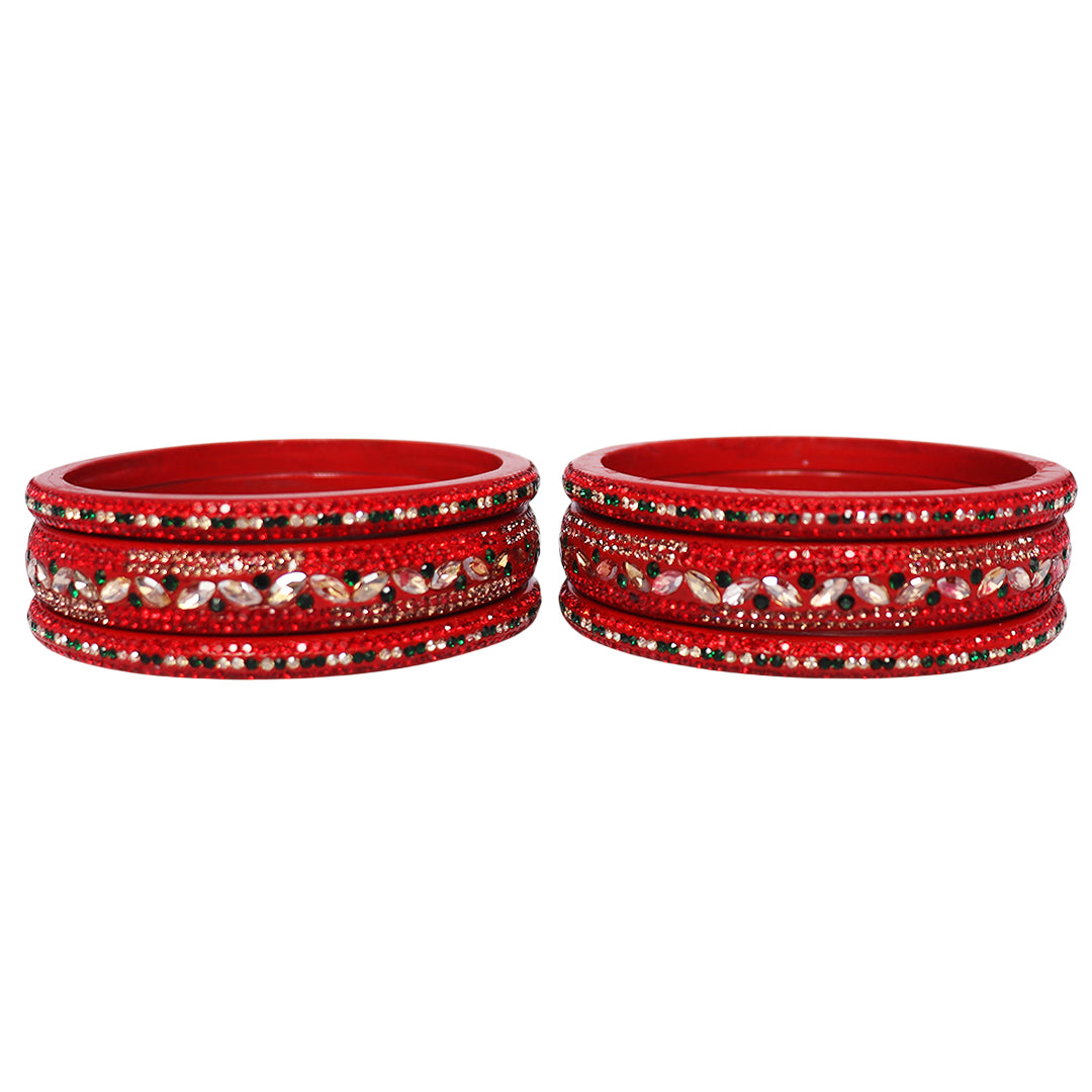 Festival Special Designer Lac Bangles Set With Latest Kundan Design