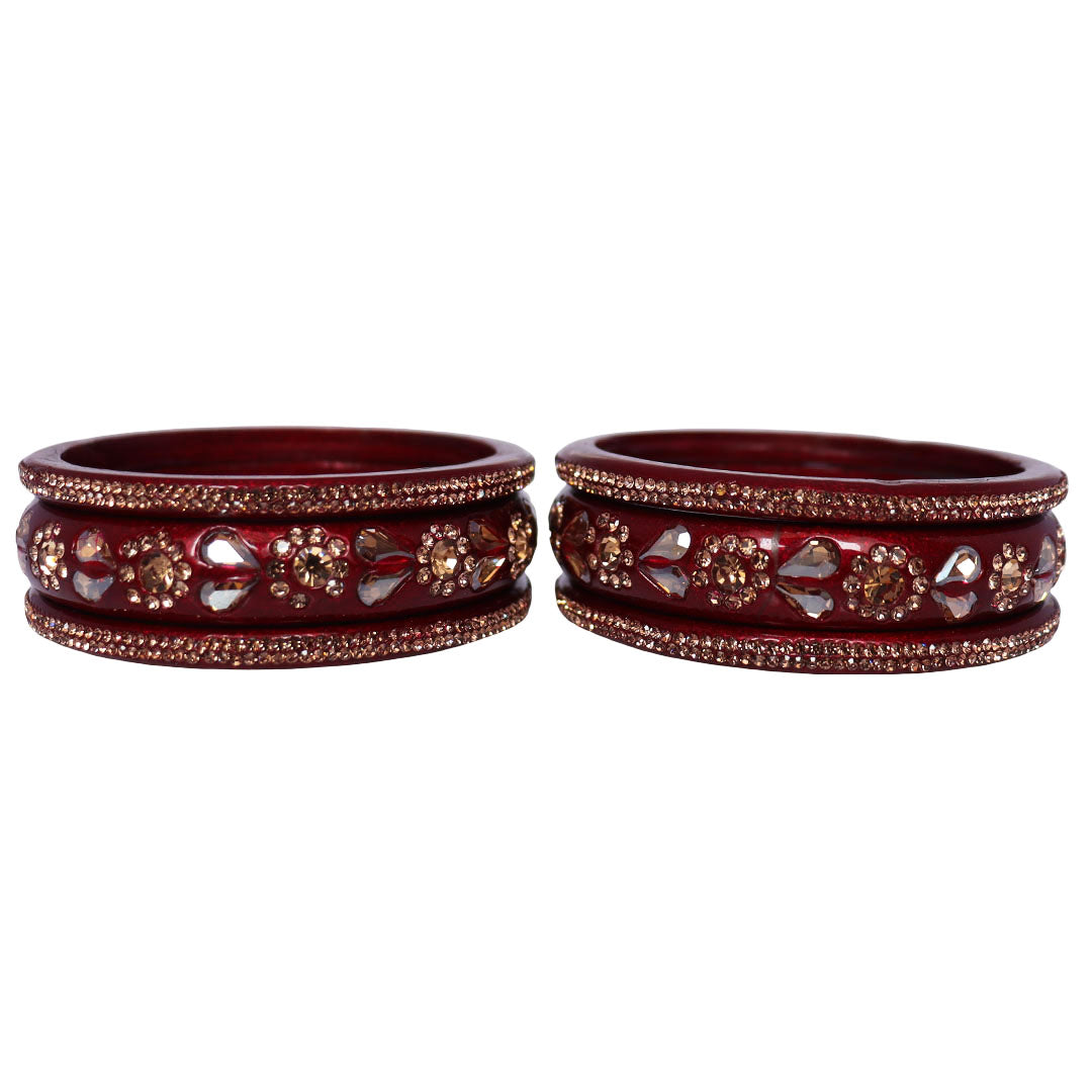 Jaipuri Handmade Lac Chura Set With Latest Kundan Design