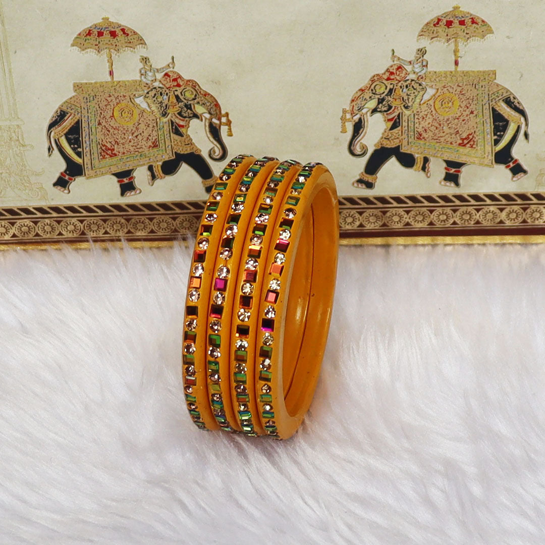 Festive Special Handmade Pure Lac Bangles with Latest Stones Design