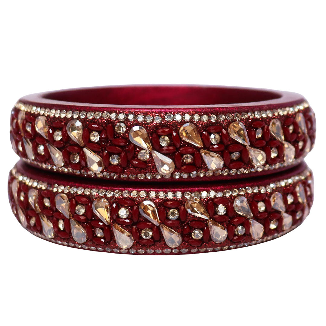 Jaipuri Handmade Lac Kada Bangles For Women With Latest Kundan Design
