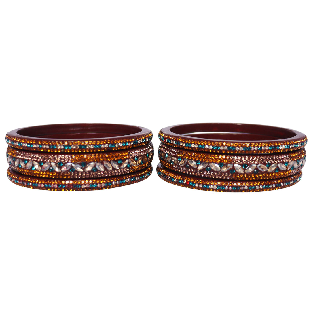 Festival Special Designer Lac Bangles Set With Latest Kundan Design