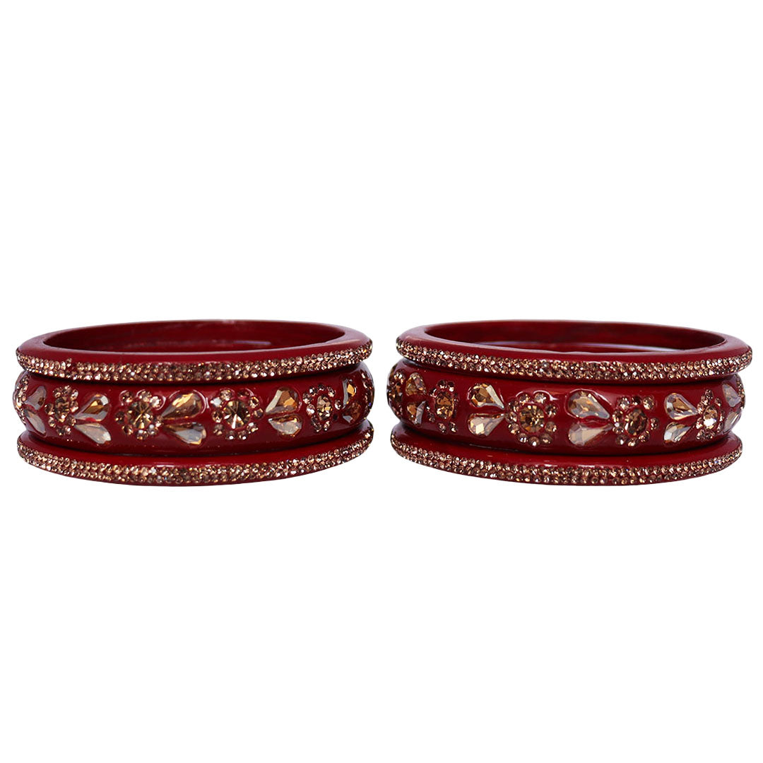 Jaipuri Handmade Lac Chura Set With Latest Kundan Design