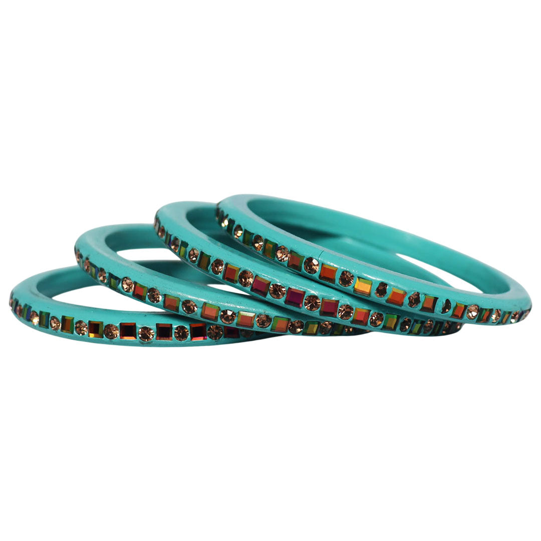 Festive Special Handmade Pure Lac Bangles with Latest Stones Design