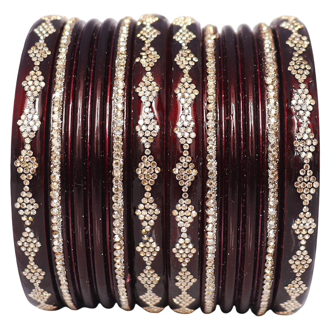 Festive Special Designer Lac Chura Set With Latest Rhinestones Design