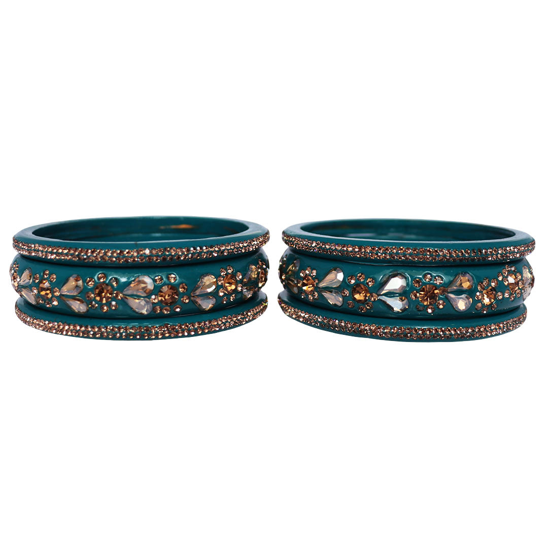 Jaipuri Handmade Lac Chura Set With Latest Kundan Design
