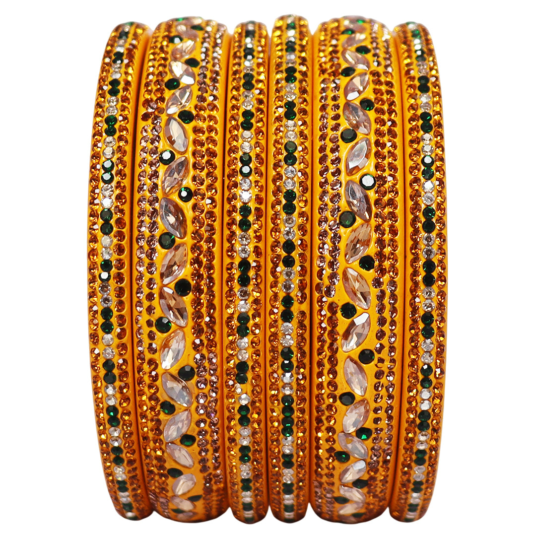 Festival Special Designer Lac Bangles Set With Latest Kundan Design