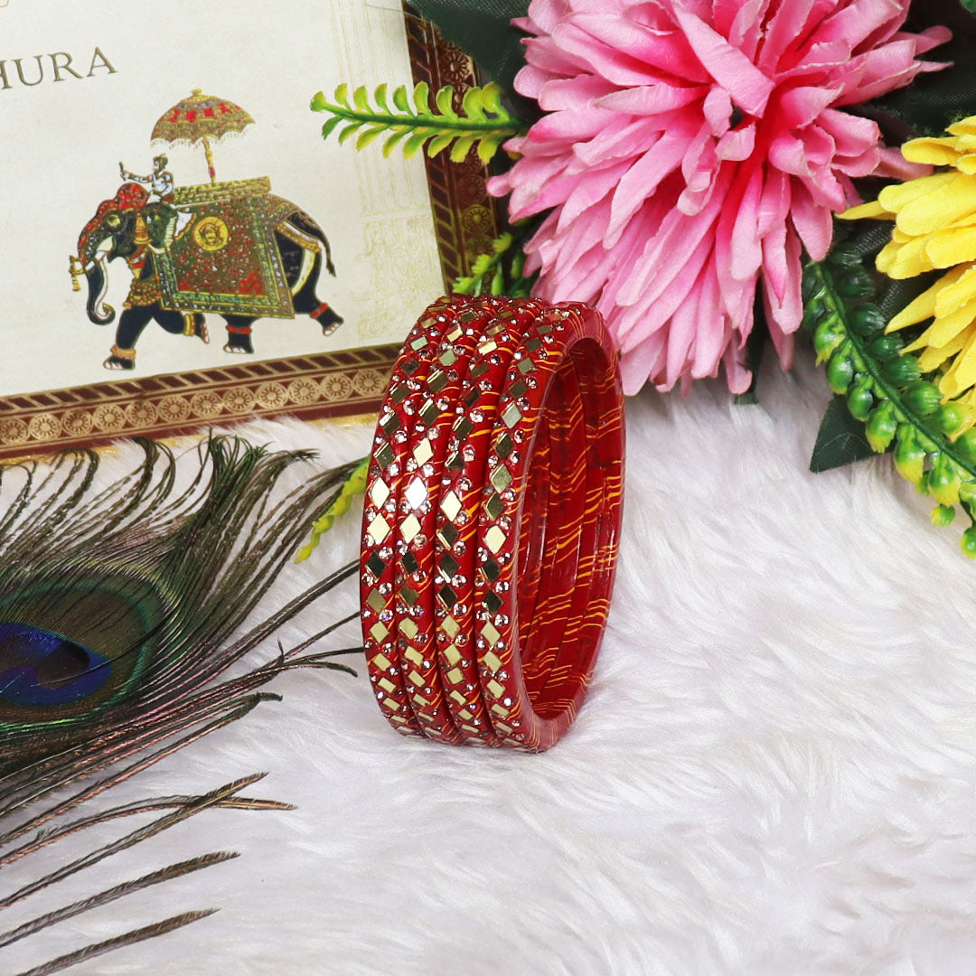 Lahariya Lac Bangles Set Rakhi Gifts for Bhabhi