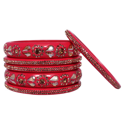 Jaipuri Handmade Lac Chura Set With Latest Kundan Design