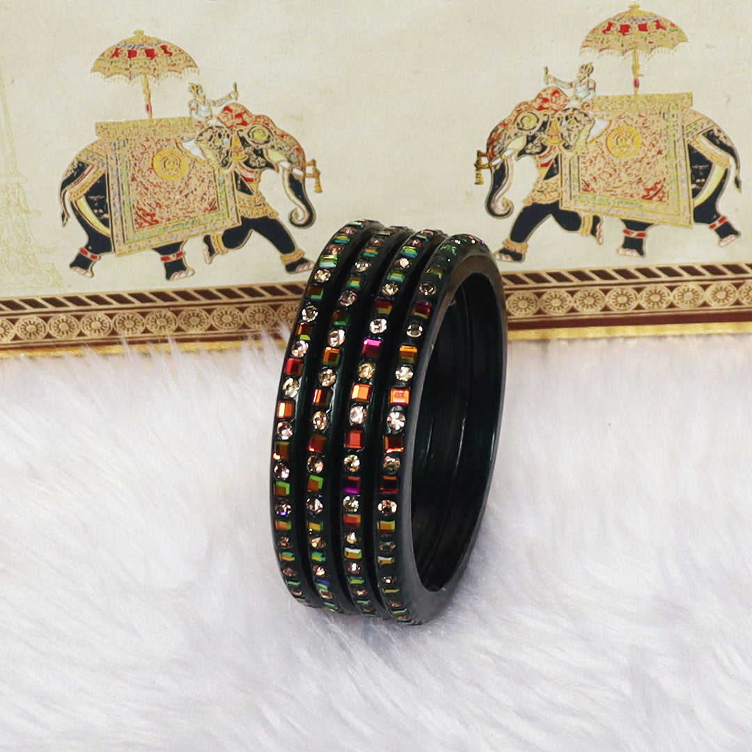 Festive Special Handmade Pure Lac Bangles with Latest Stones Design