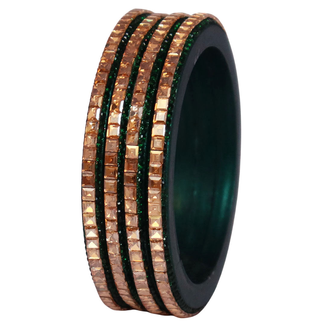 Handcrafted Lac Bangles – Rajasthani Kundan Design for Weddings