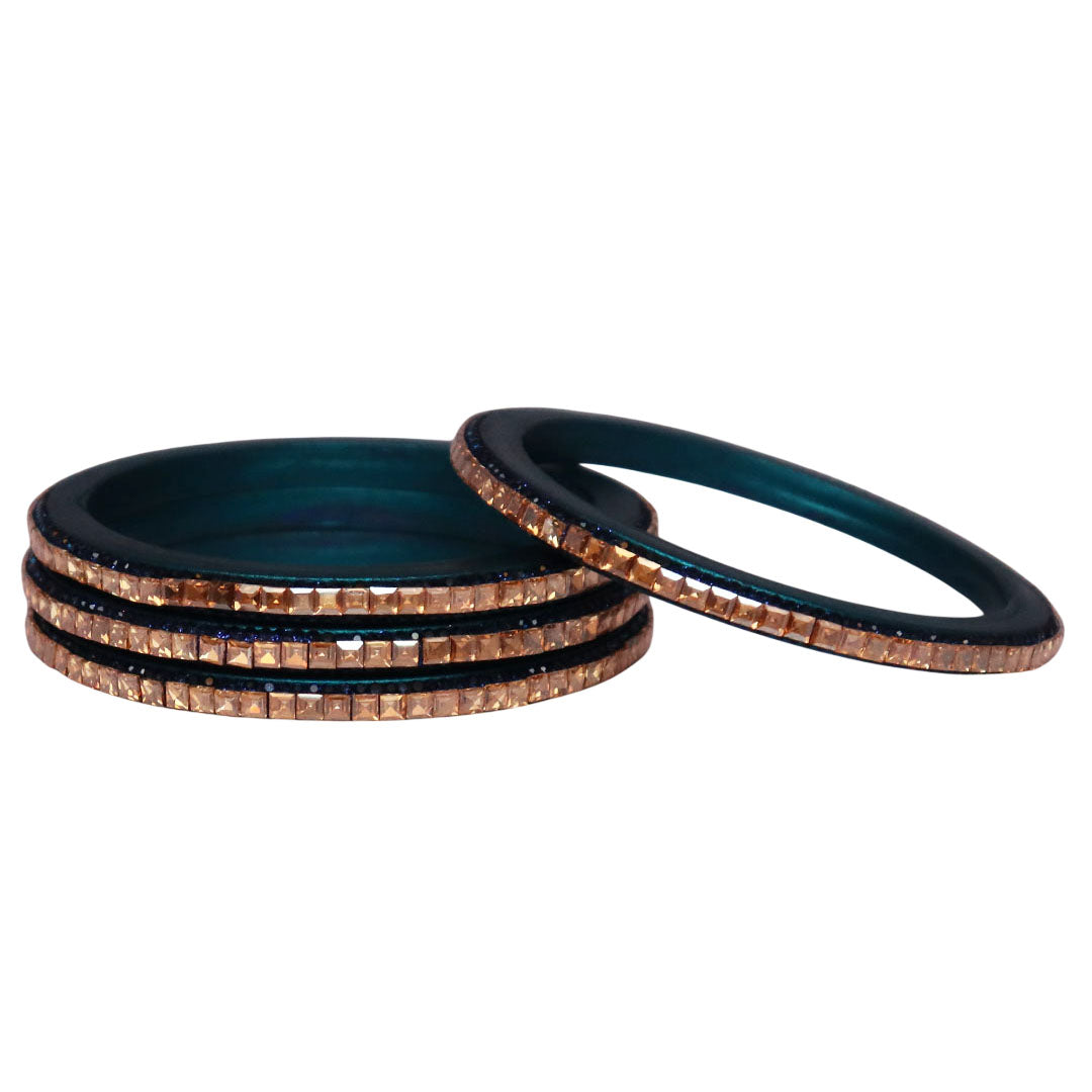 Handcrafted Lac Bangles – Rajasthani Kundan Design for Weddings