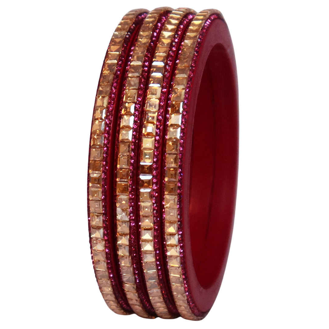 Handcrafted Lac Bangles – Rajasthani Kundan Design for Weddings