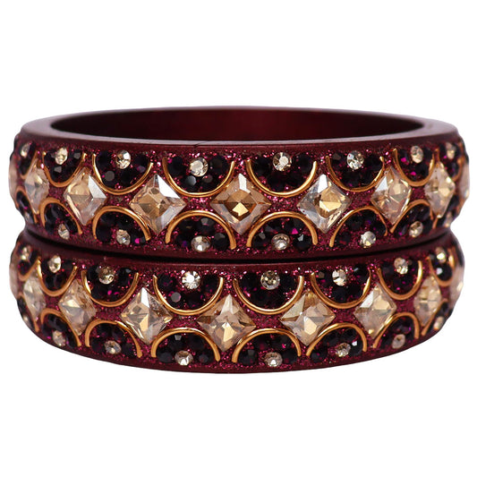 Jaipuri Fancy Lac Kada Bangles For Women With Latest Kundan Design