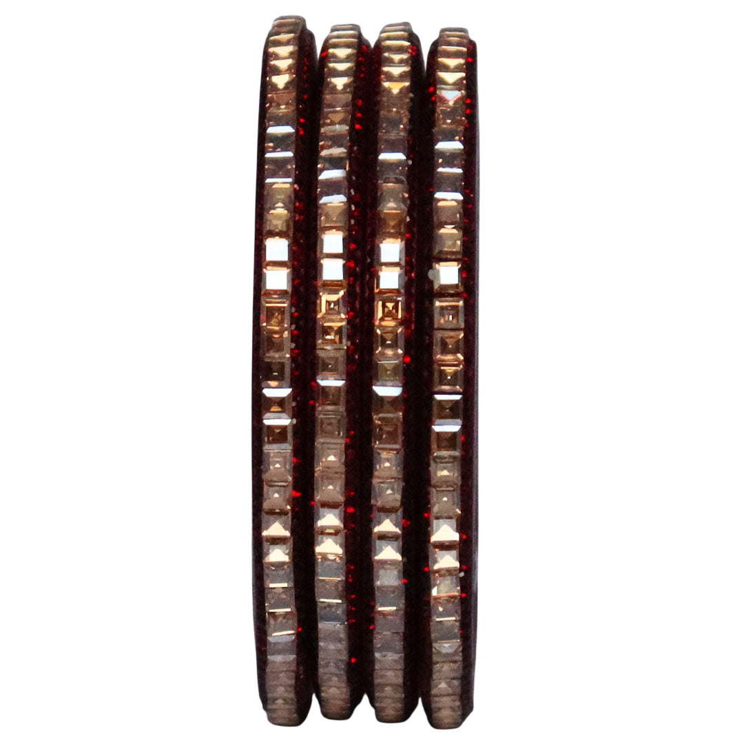 Handcrafted Lac Bangles – Rajasthani Kundan Design for Weddings