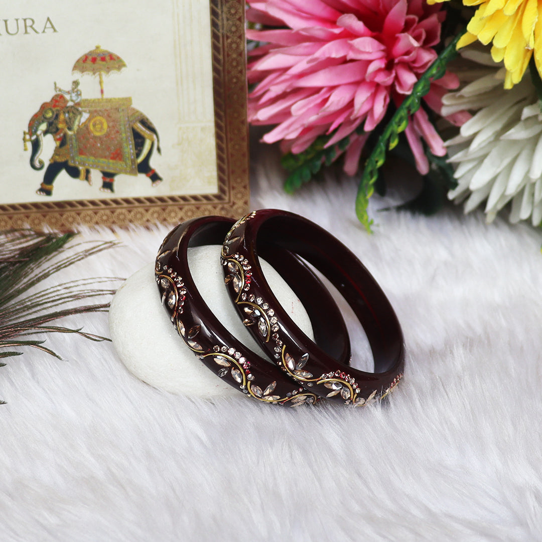 Raksha Bandhan Special Pure Lac Kada Bangles Pair