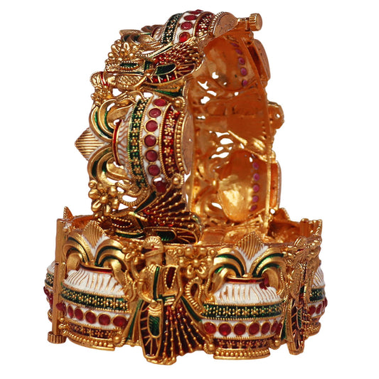 Stylish Metal Bracelet for Girls in Latest Dulha Dulhan Design