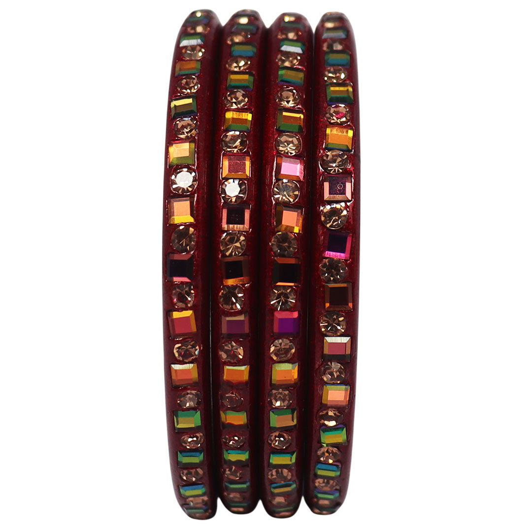 Festive Special Handmade Pure Lac Bangles with Latest Stones Design