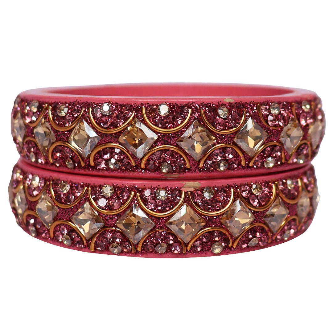 Jaipuri Fancy Lac Kada Bangles For Women With Latest Kundan Design