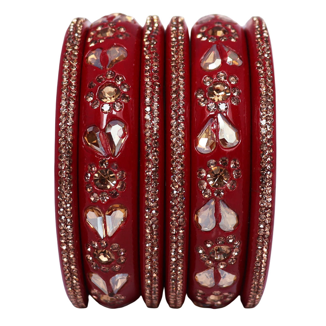 Jaipuri Handmade Lac Chura Set With Latest Kundan Design
