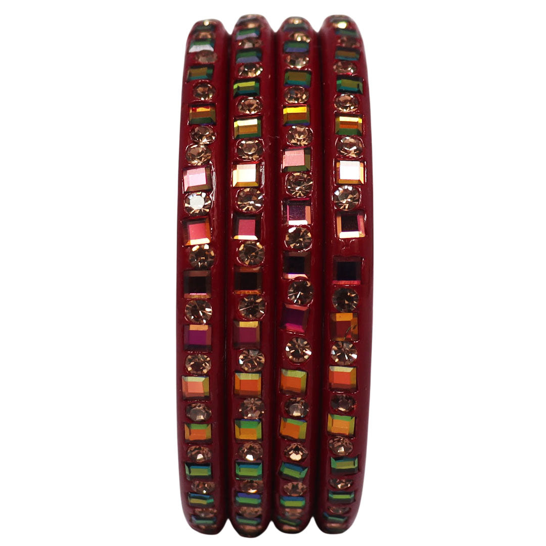 Festive Special Handmade Pure Lac Bangles with Latest Stones Design