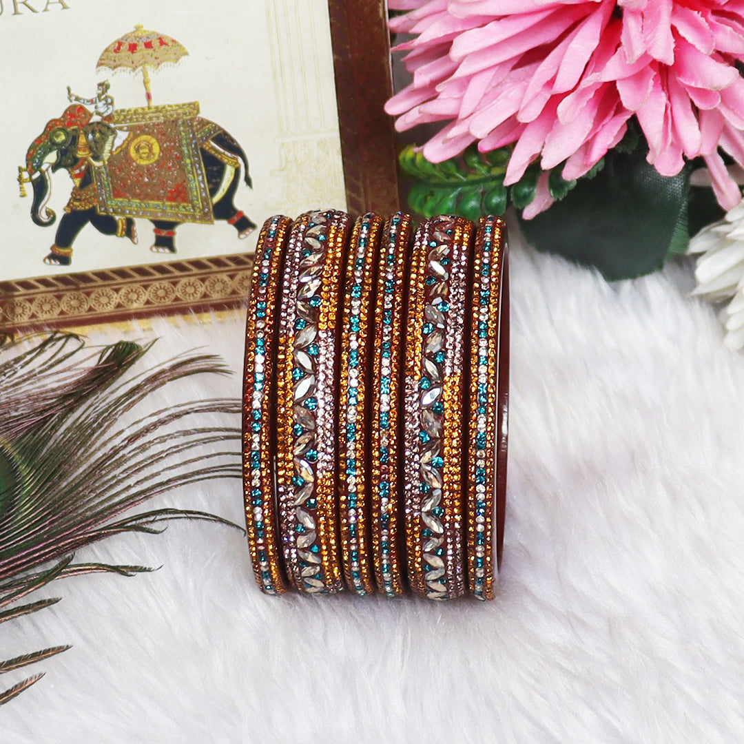 Festival Special Designer Lac Bangles Set With Latest Kundan Design