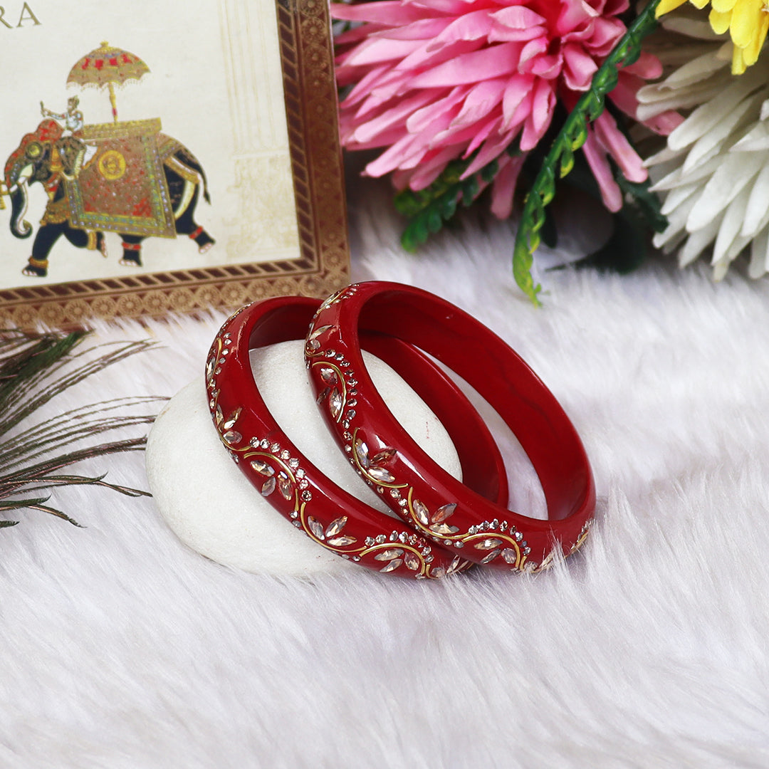 Raksha Bandhan Special Pure Lac Kada Bangles Pair