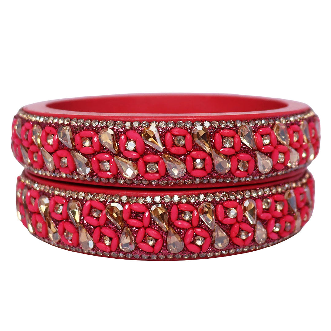 Jaipuri Handmade Lac Kada Bangles For Women With Latest Kundan Design