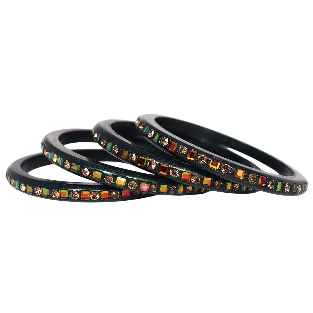 Festive Special Handmade Pure Lac Bangles with Latest Stones Design
