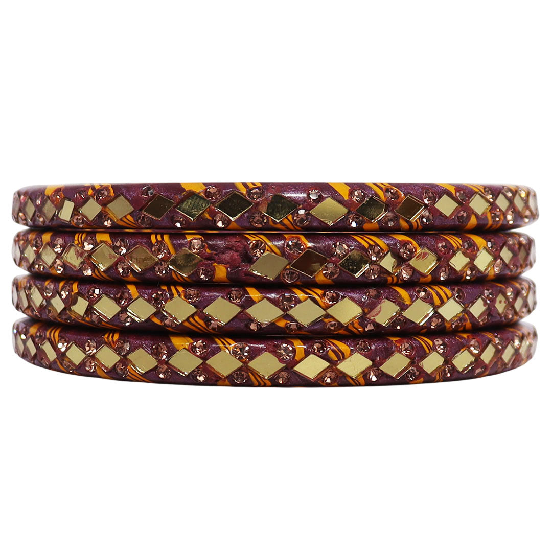 Lahariya Lac Bangles Set Rakhi Gifts for Bhabhi