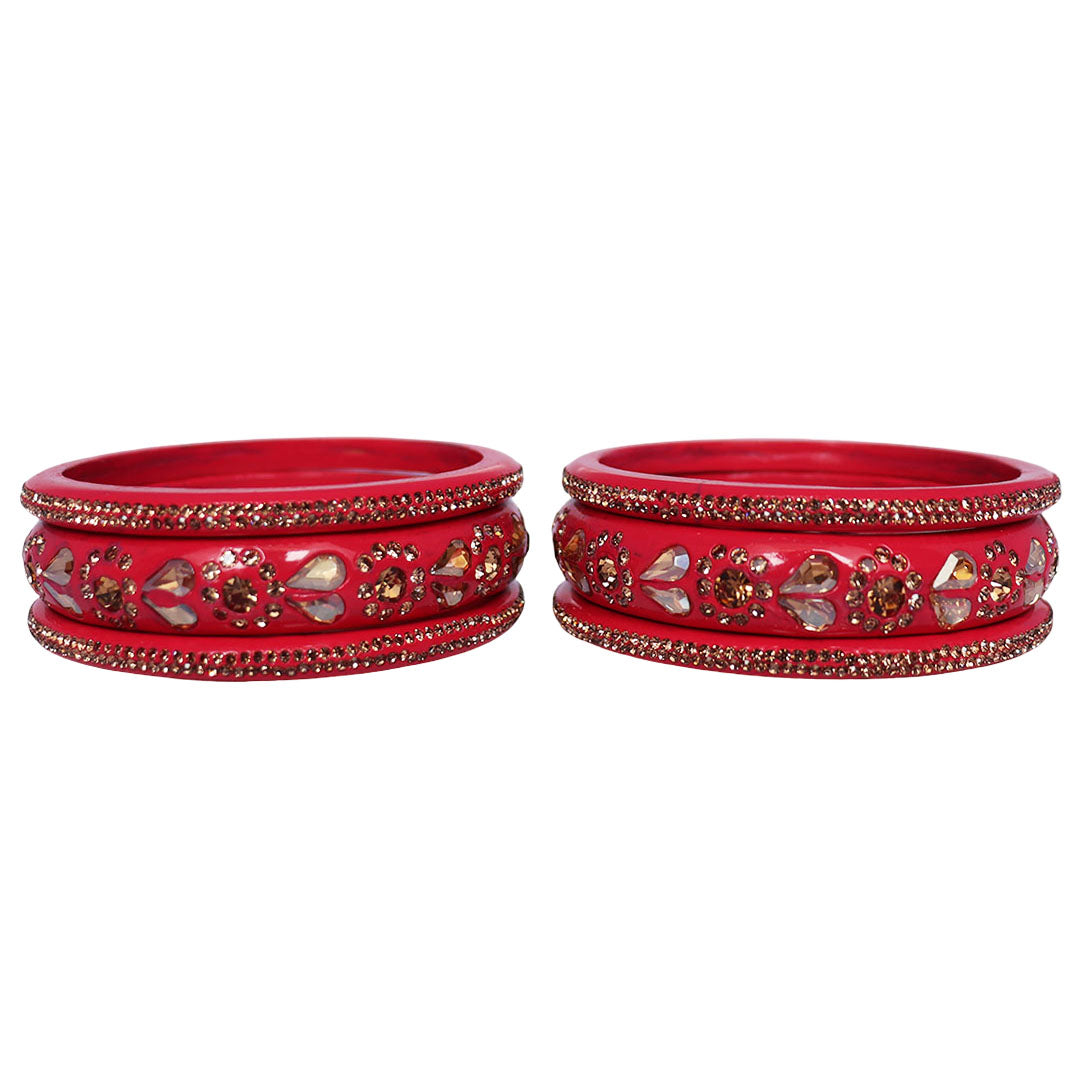 Jaipuri Handmade Lac Chura Set With Latest Kundan Design