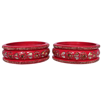 Jaipuri Handmade Lac Chura Set With Latest Kundan Design