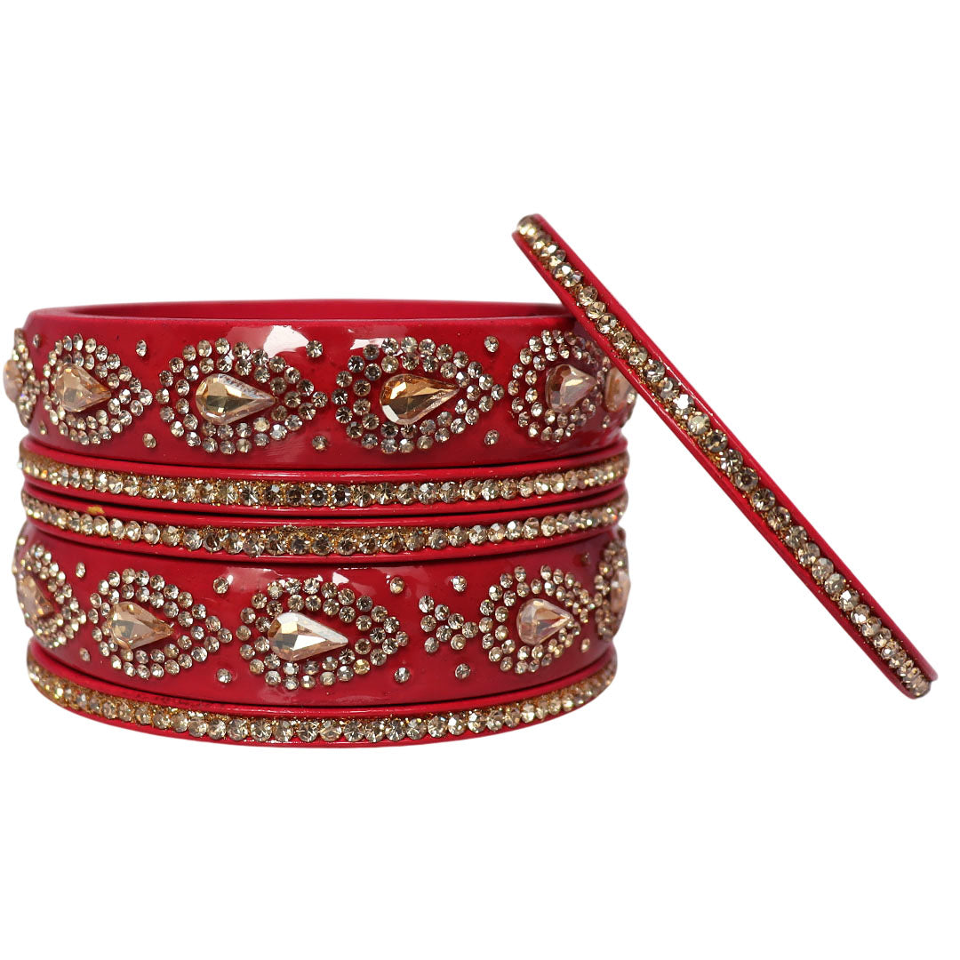 Raksha Bandhan Special Pure Lac Short Bangles Set For Sister