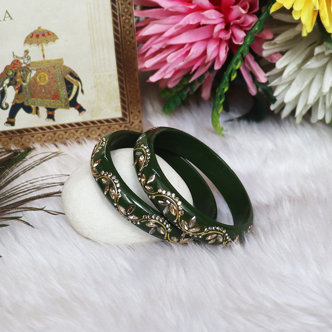 Raksha Bandhan Special Pure Lac Kada Bangles Pair