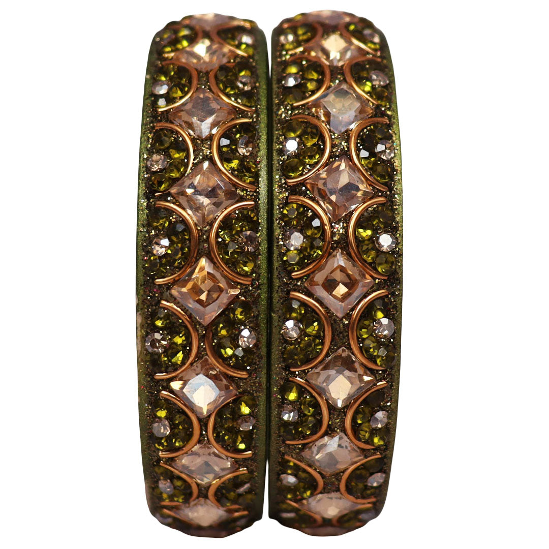Jaipuri Fancy Lac Kada Bangles For Women With Latest Kundan Design