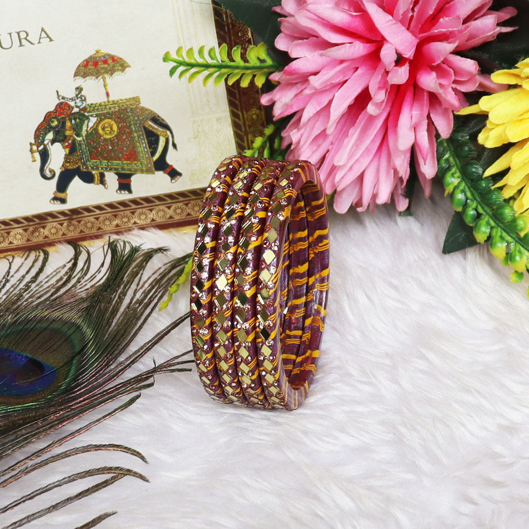 Lahariya Lac Bangles Set Rakhi Gifts for Bhabhi