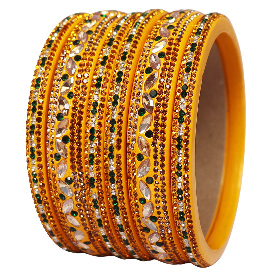 Festival Special Designer Lac Bangles Set With Latest Kundan Design