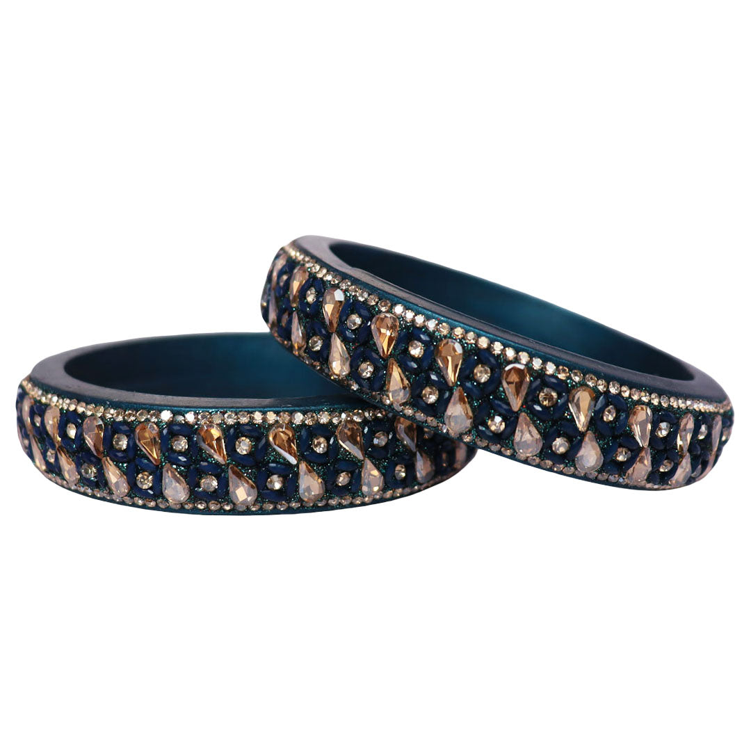 Jaipuri Handmade Lac Kada Bangles For Women With Latest Kundan Design