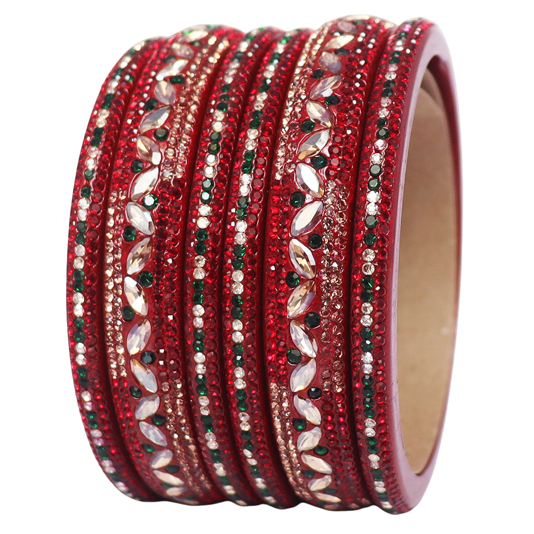 Festival Special Designer Lac Bangles Set With Latest Kundan Design