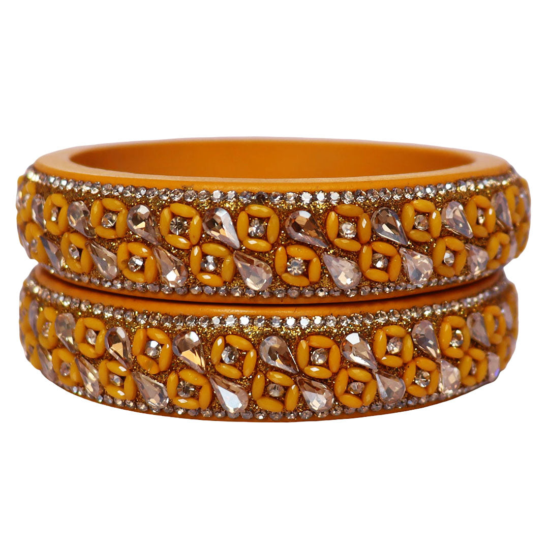 Jaipuri Handmade Lac Kada Bangles For Women With Latest Kundan Design