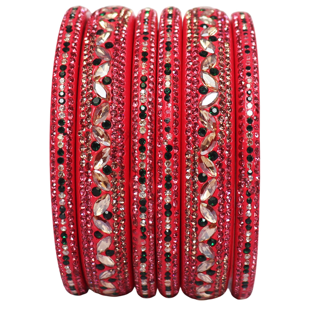 Festival Special Designer Lac Bangles Set With Latest Kundan Design