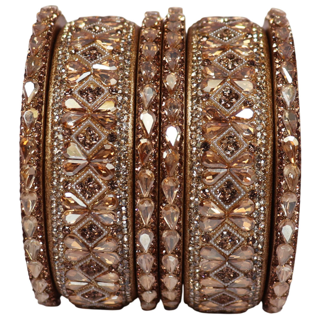 Fancy Short Lac Bangles For Women With Latest Kundan Design