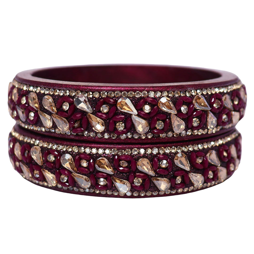 Jaipuri Handmade Lac Kada Bangles For Women With Latest Kundan Design