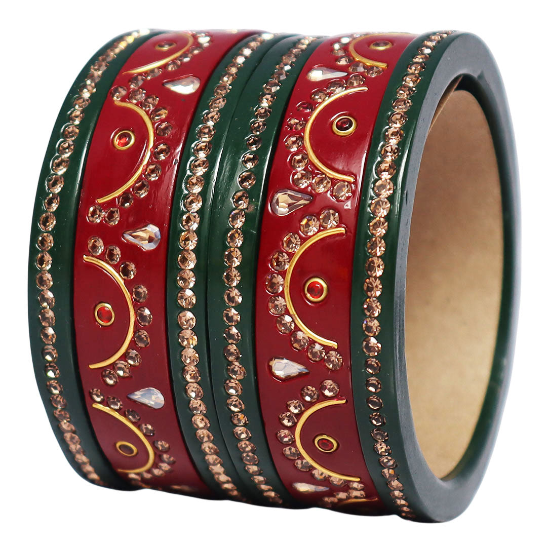 Marwadi Traditional Lac Chura Set Gift for Nanad
