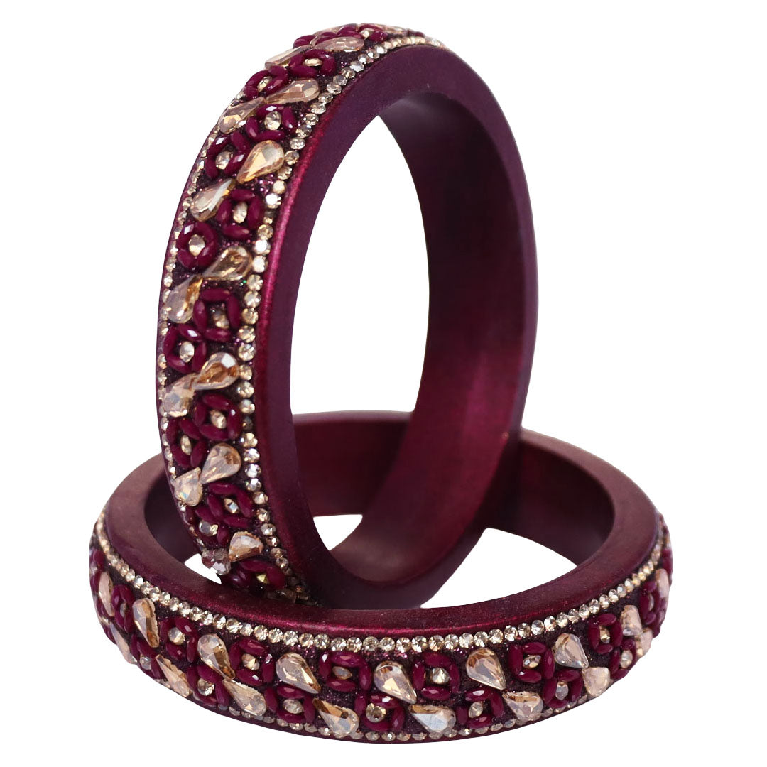 Jaipuri Handmade Lac Kada Bangles For Women With Latest Kundan Design