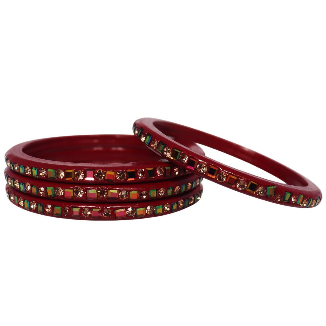 Festive Special Handmade Pure Lac Bangles with Latest Stones Design