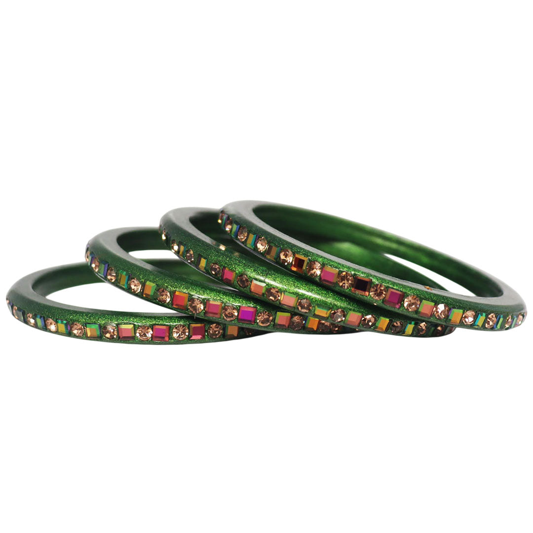 Festive Special Handmade Pure Lac Bangles with Latest Stones Design