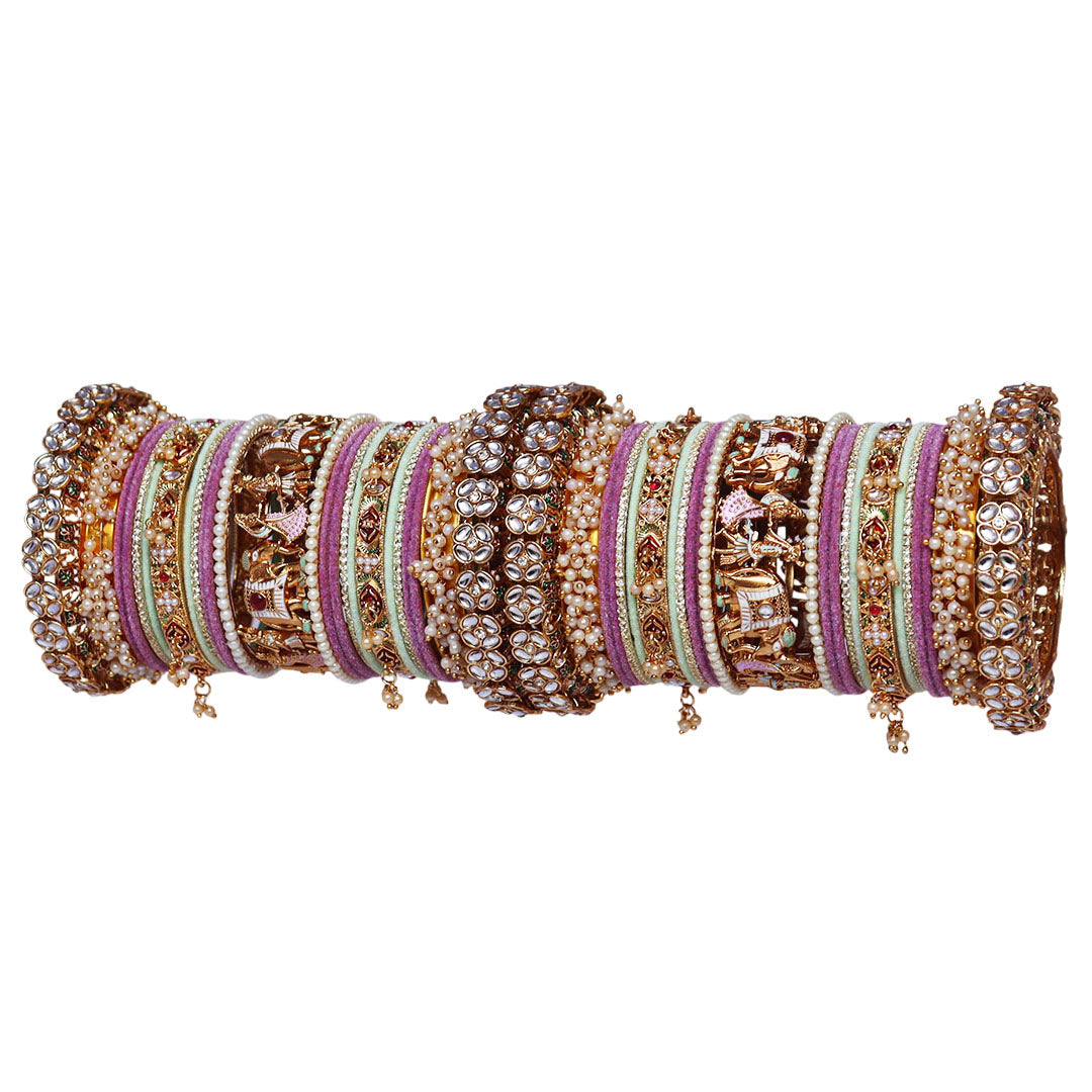 Rajasthani Traditional Bangles Premium Bridal Set