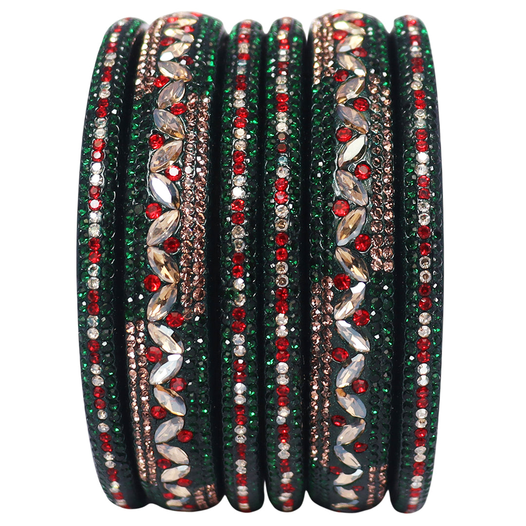 Festival Special Designer Lac Bangles Set With Latest Kundan Design